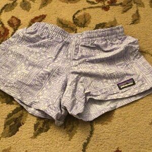 Patagonia Lightweight Purple Printed Women’s Shorts